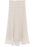 Brunello Cucinelli silk maxi skirt - Neutrals