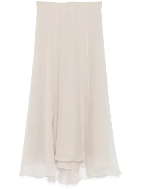 Brunello Cucinelli silk maxi skirt