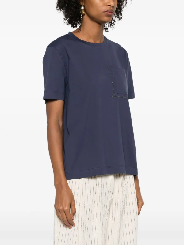 ブルネロクチネリ Tシャツ モニーレ ☆美品【Brunello Cucinelli/ブルネロクチネリ】モニーレ 半袖 T