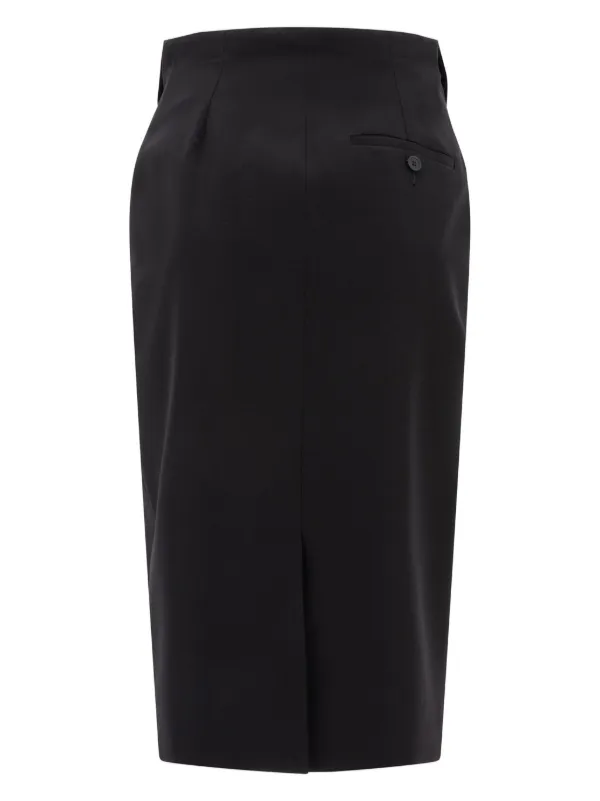 スカート Alexander McQueen Skirts Alexander McQueen Spring 2003 Red Cutout Leather Mini Skirt