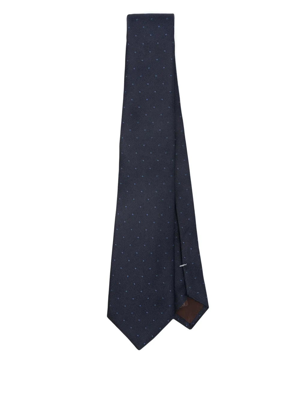 polka dot-jacquard tie