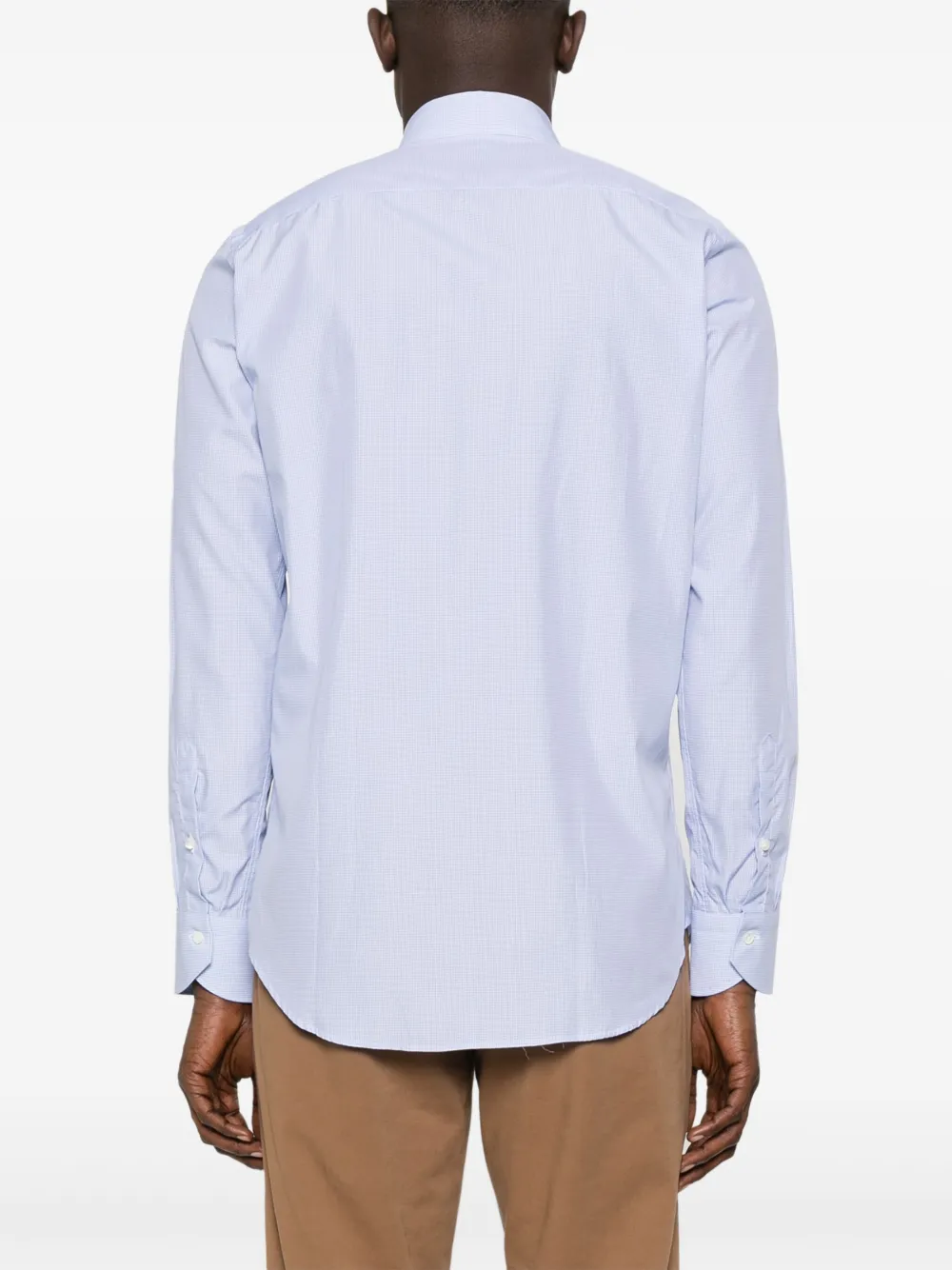 Canali Overhemd met patroon Blauw