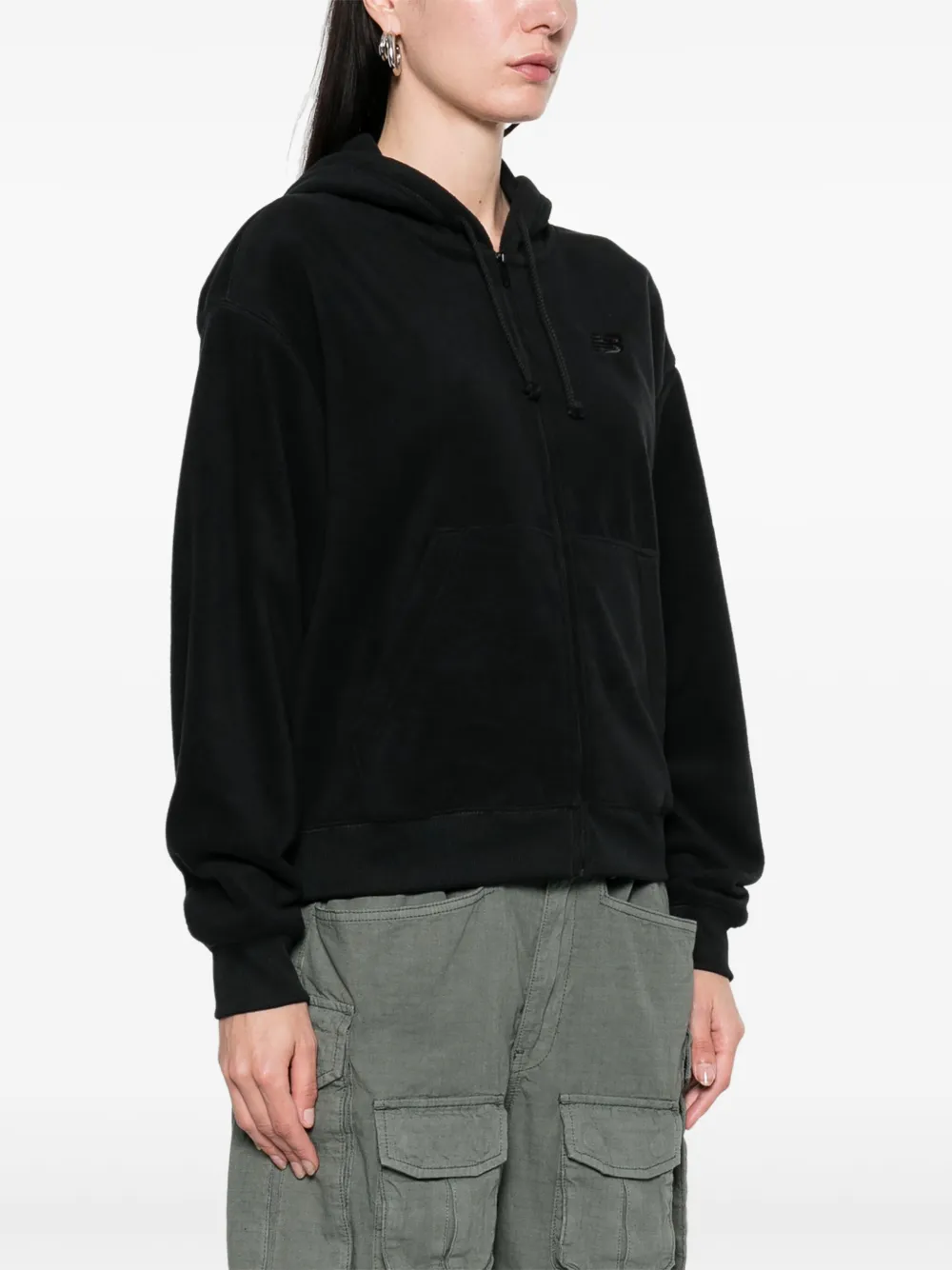 New Balance Polar Fleece Jacket In Black