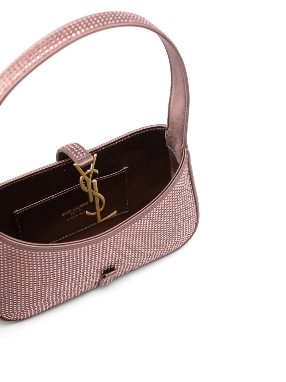 Saint Laurent Mini-shopper met Cassandre plakkaat Roze