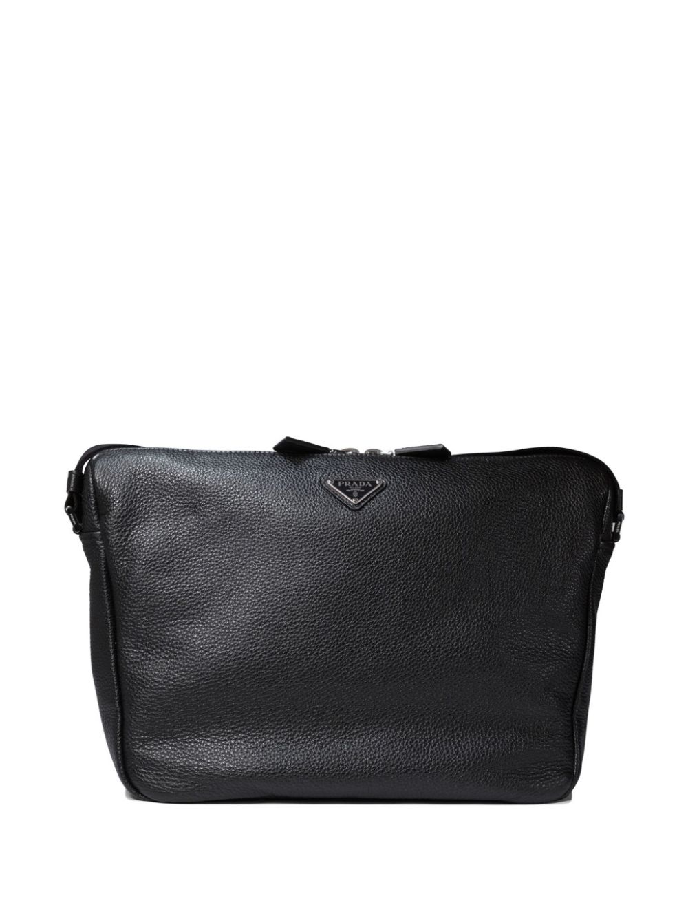 Prada leather shoulder bag Zwart