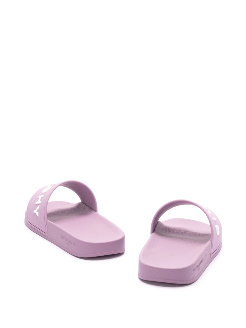 Givenchy Slippers met logo-applicatie Roze