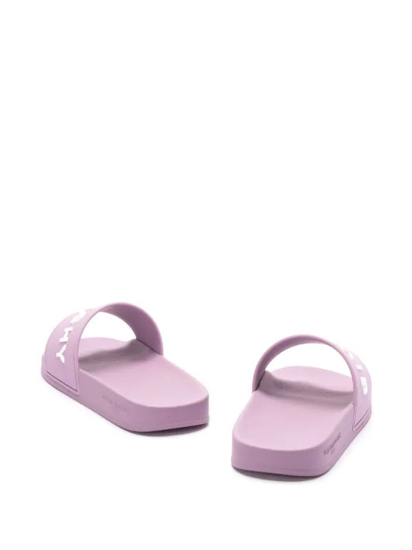 Givenchy logo-appliqué Slides | Pink | FARFETCH
