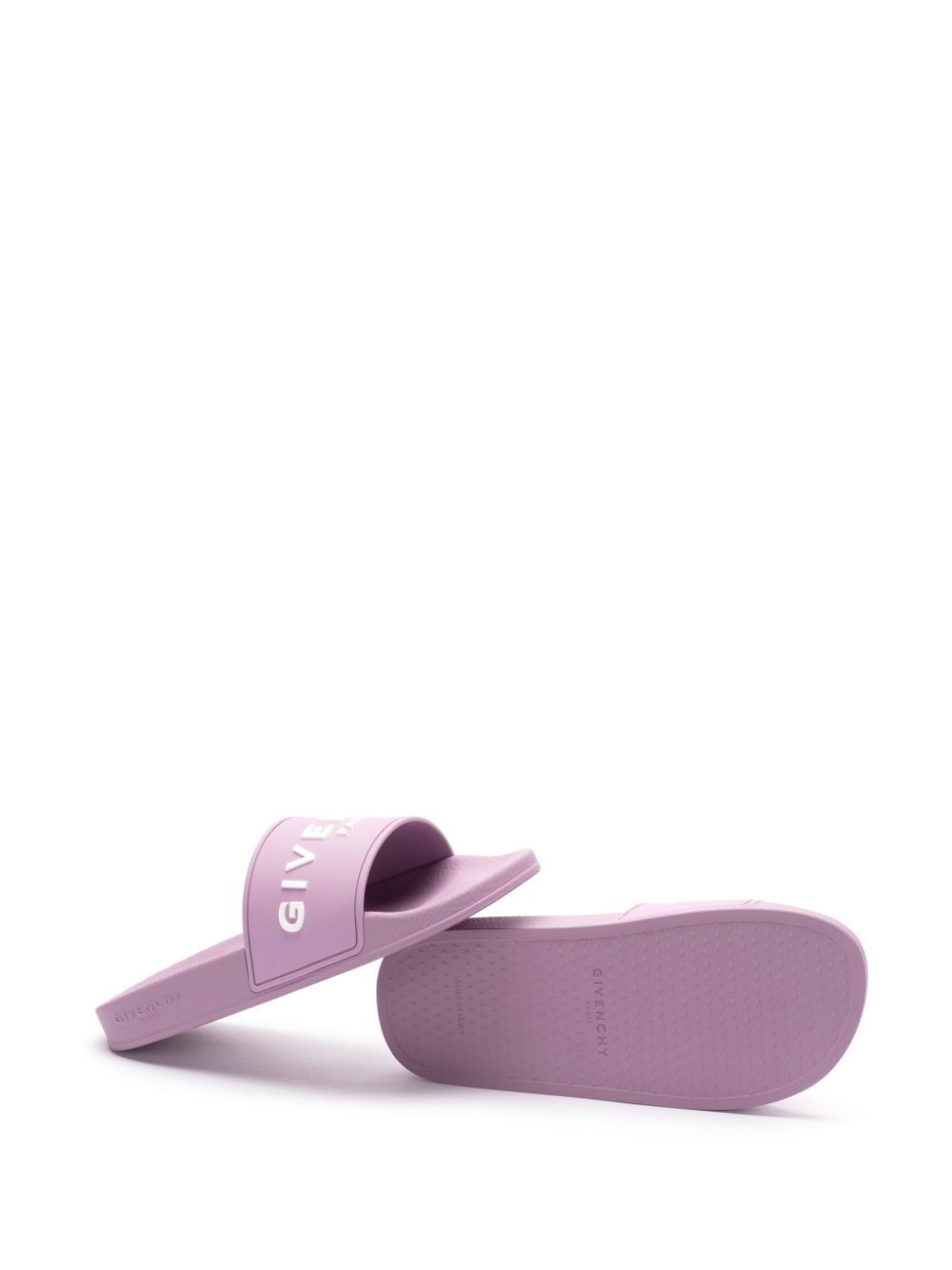 Givenchy Slippers met logo-applicatie Roze