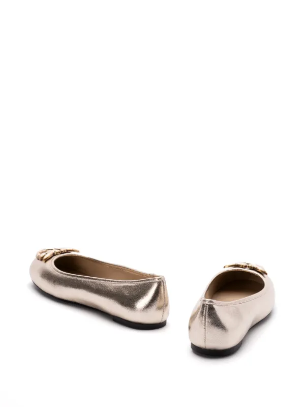 フラットシューズ PINKO GIOIA 03 - BALLERINA LAMINATED NAPPA \nSILVER PINKO Ballerine Gioia 03 | Argento | FARFETCH IT