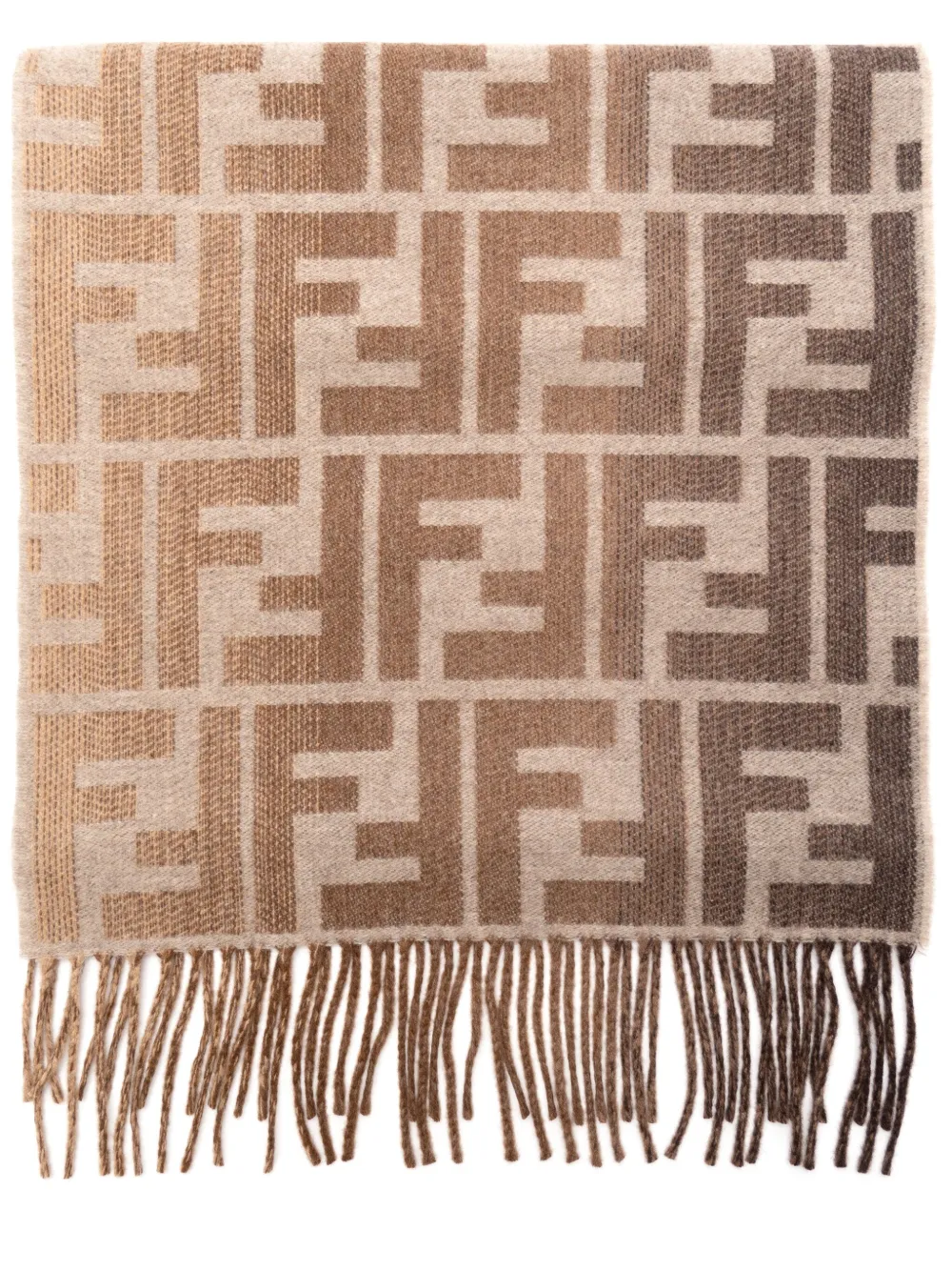 FENDI FF wollen sjaal Beige