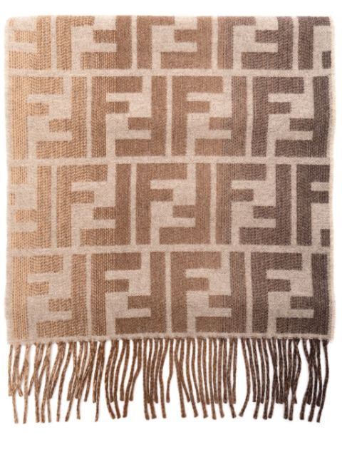 FENDI FF wool scarf