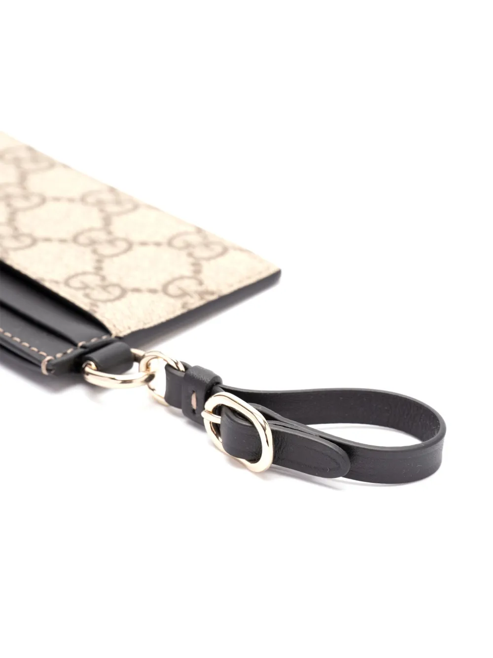 Gucci GG-canvas cardholder - Beige