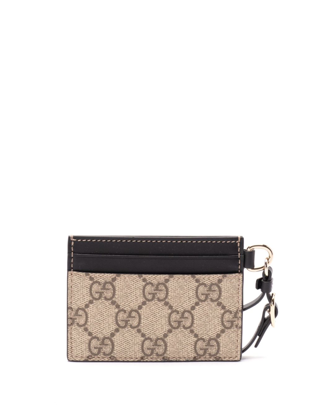 Gucci GG-canvas cardholder - Neutrals