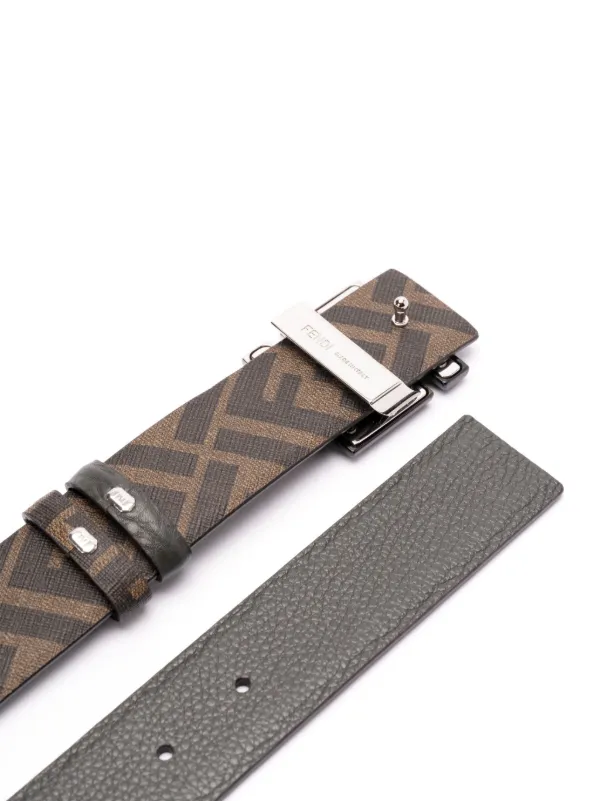 FENDI FF Reversible Belt | Green | FARFETCH