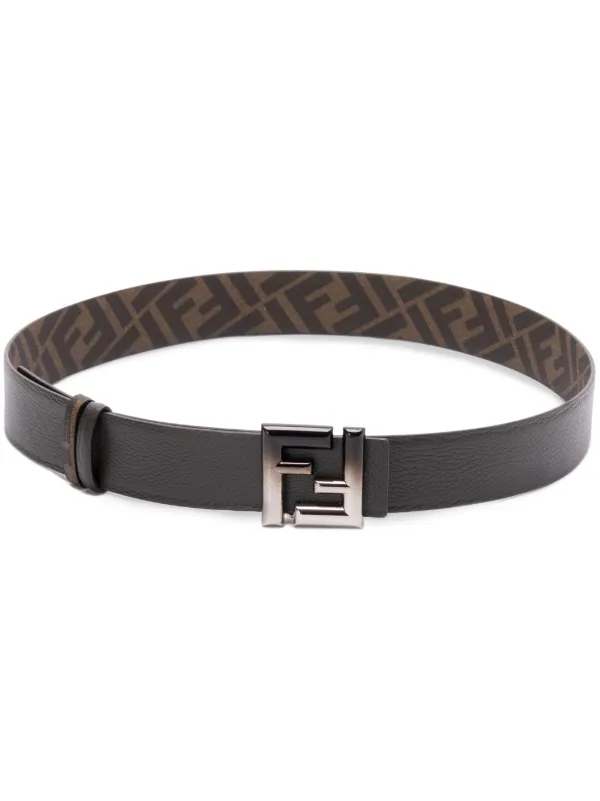 【FENDI】FF REVERSIBLE BELT FENDI FF Reversible Belt | Green | FARFETCH