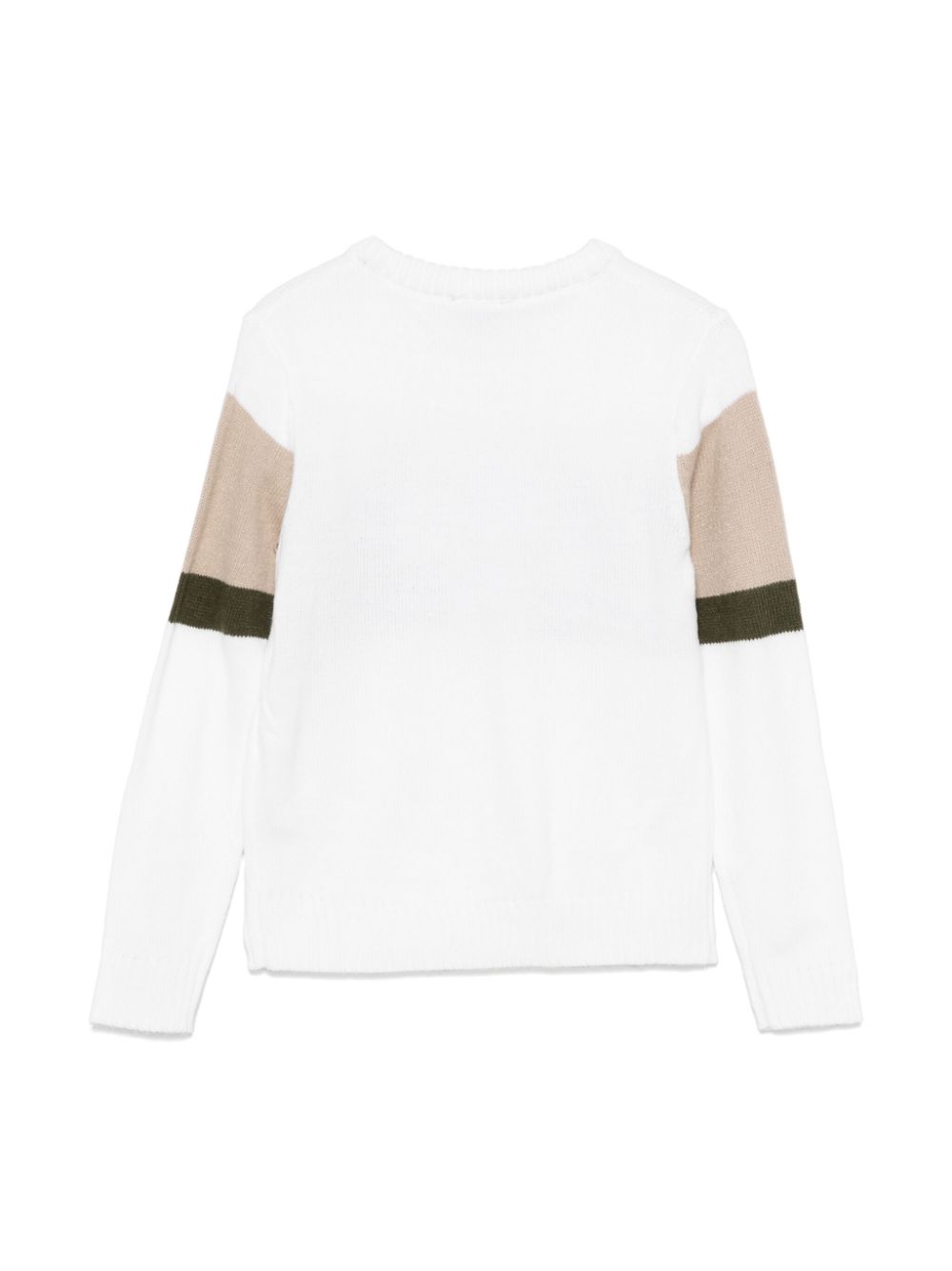 guess kids logo-embroidered sweater - Neutrals