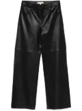 Michael Michael Kors leather trousers - Black