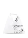 MM6 Maison Margiela numbers-motif tote bag - White