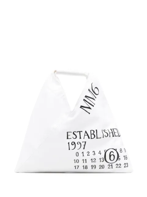 MM6 Maison Margiela numbers-motif tote bag