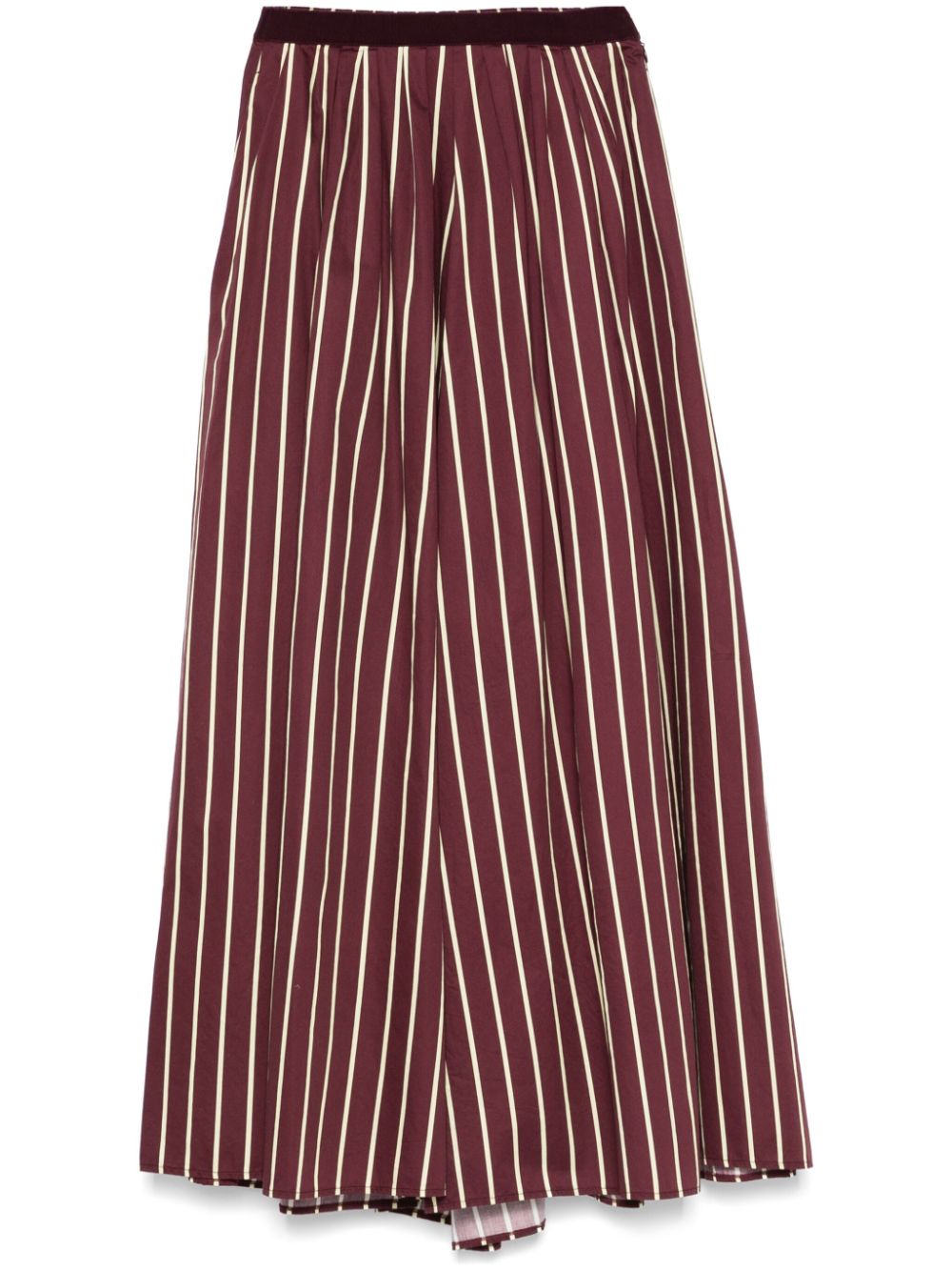 Forte Forte striped maxi skirt - Red