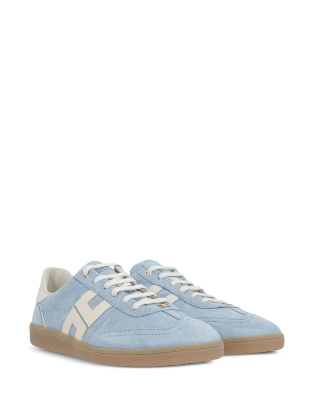 Elisabetta Franchi suede sneakers - Blauw