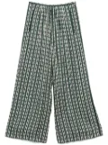 Forte Forte geometric-print trousers - Green