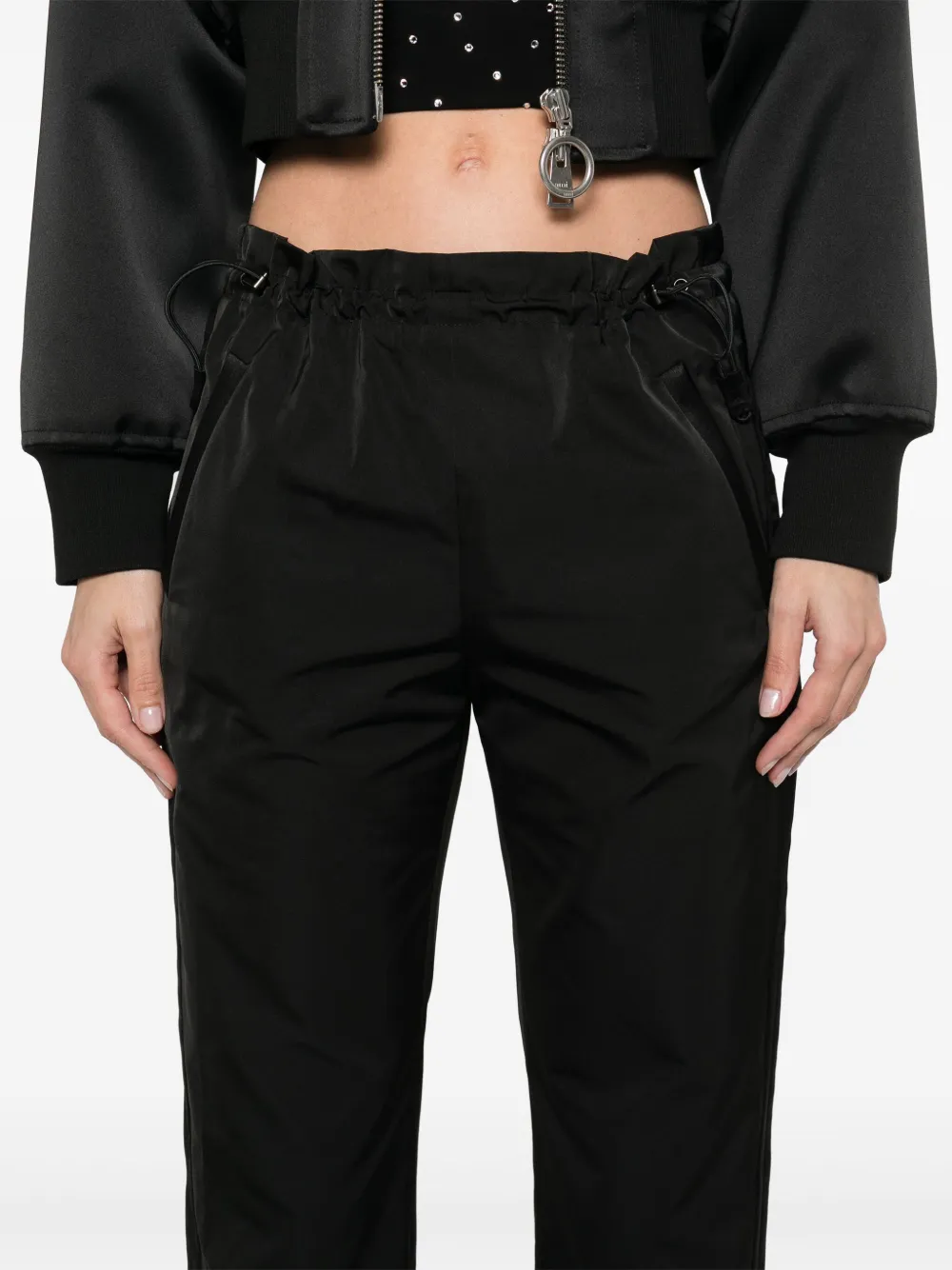 Ermanno Scervino Broek met toelopende pijpen Zwart