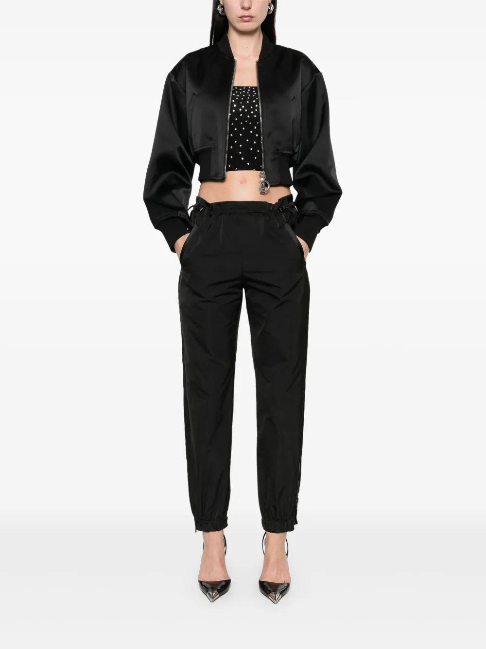 Ermanno Scervino tapered trousers - Zwart