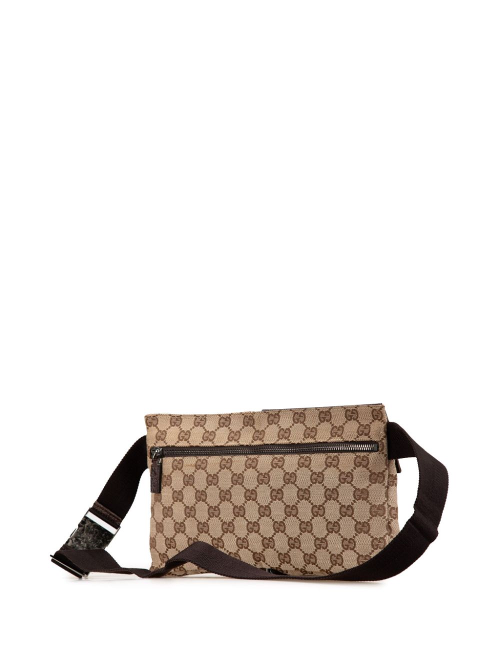 Gucci Pre-Owned 2000-2015 GG Canvas Double Pocket heuptas - Bruin