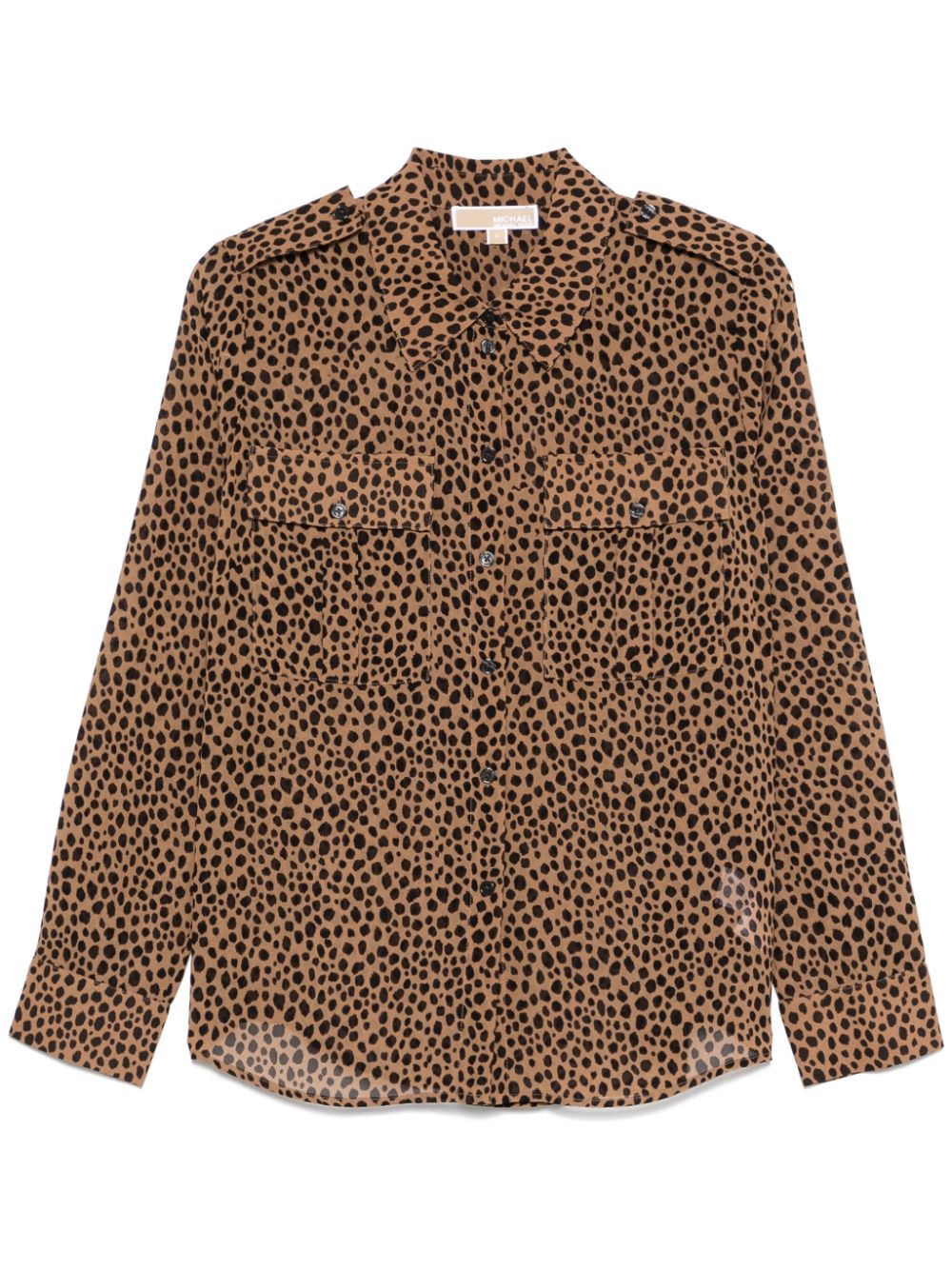 Michael Kors Blouse met luipaardprint Beige