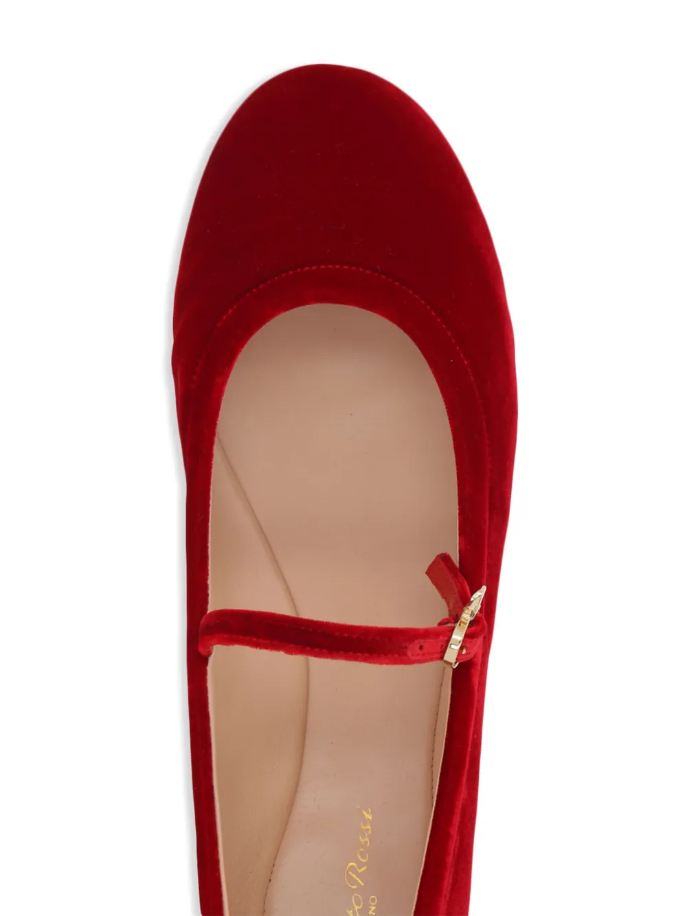 Gianvito Rossi Carla ballet flats Red