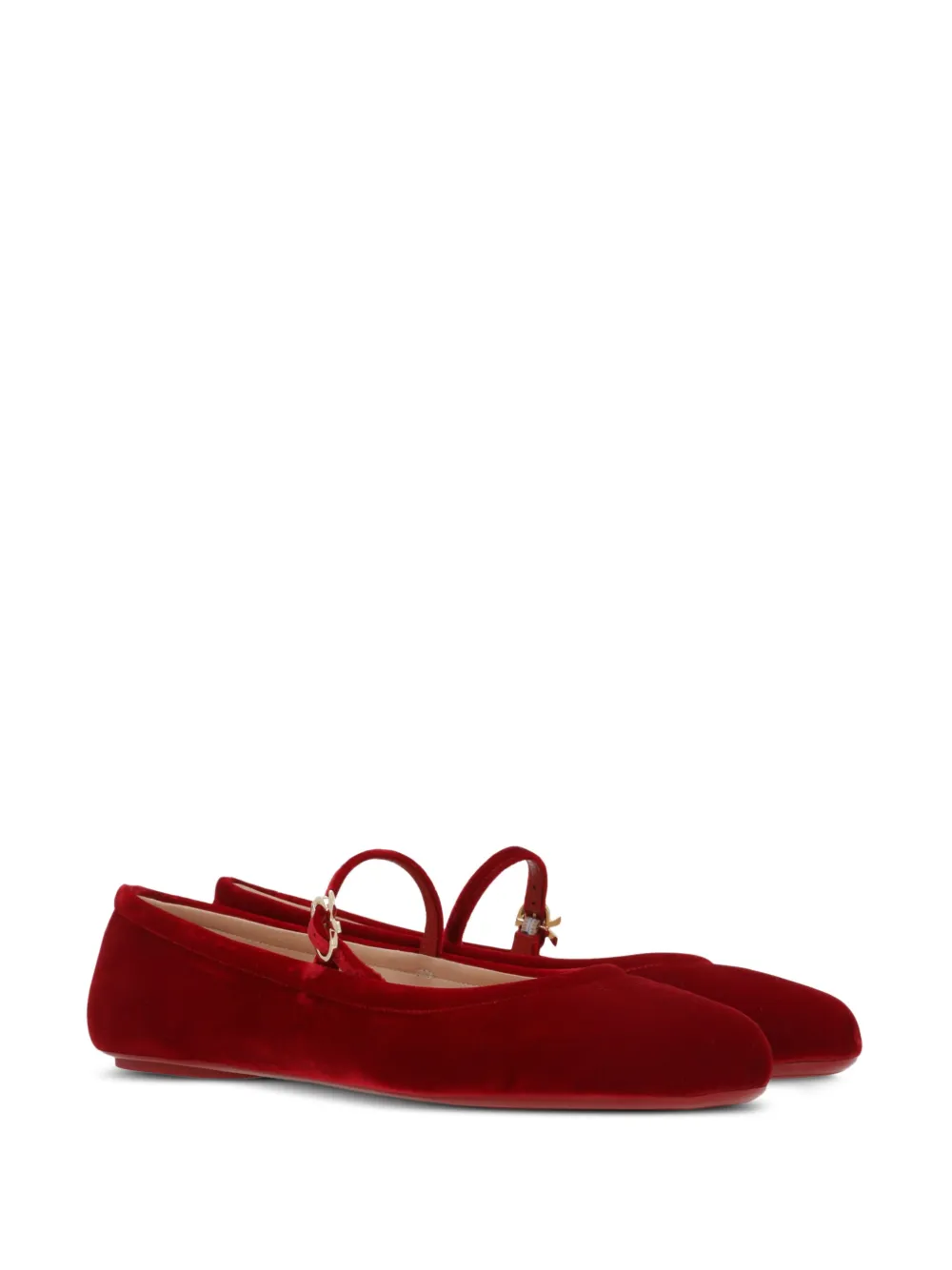 Gianvito Rossi Carla ballerina's - Rood