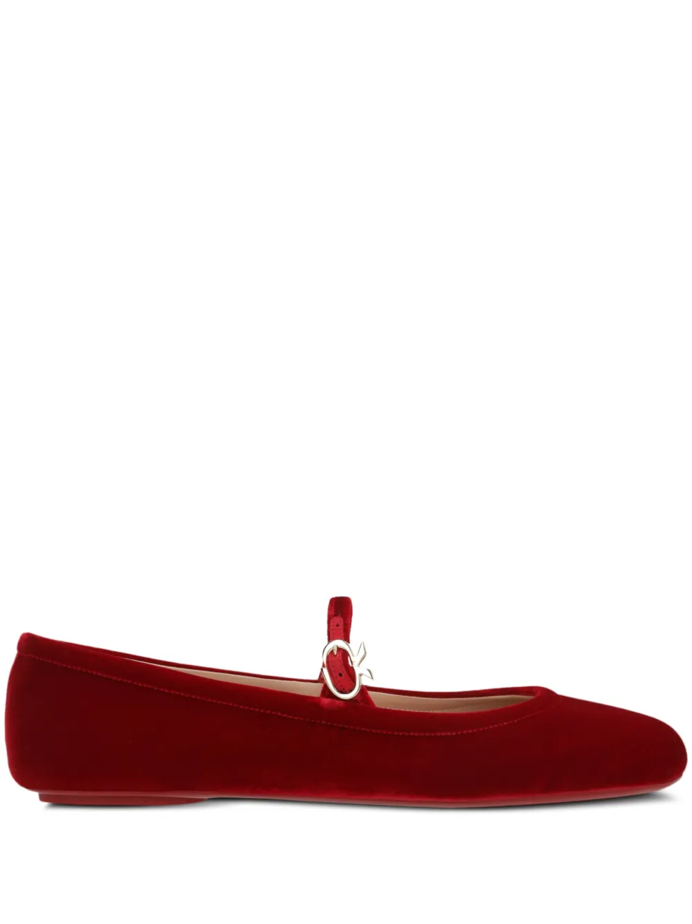 Gianvito Rossi Carla ballet flats Red