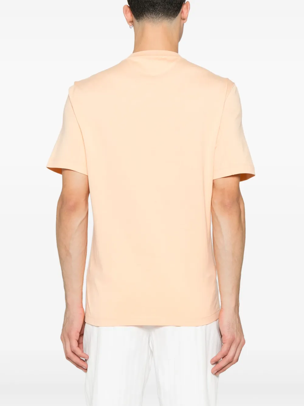 Brunello Cucinelli T-shirt met logoprint Oranje