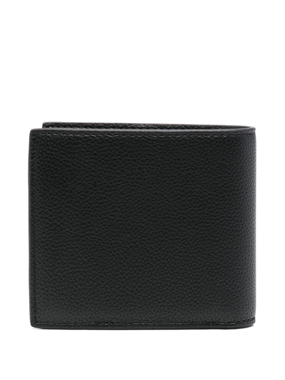 BOSS logo-debossed wallet - Zwart