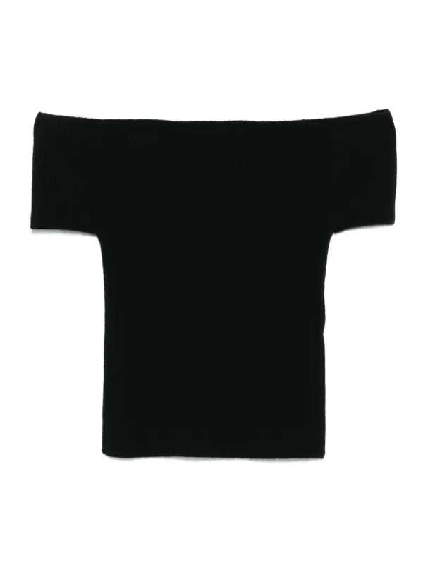 【新品】extreme cashmere n°381 libra Extreme Cashmere nº381 Libra Top | Black | FARFETCH