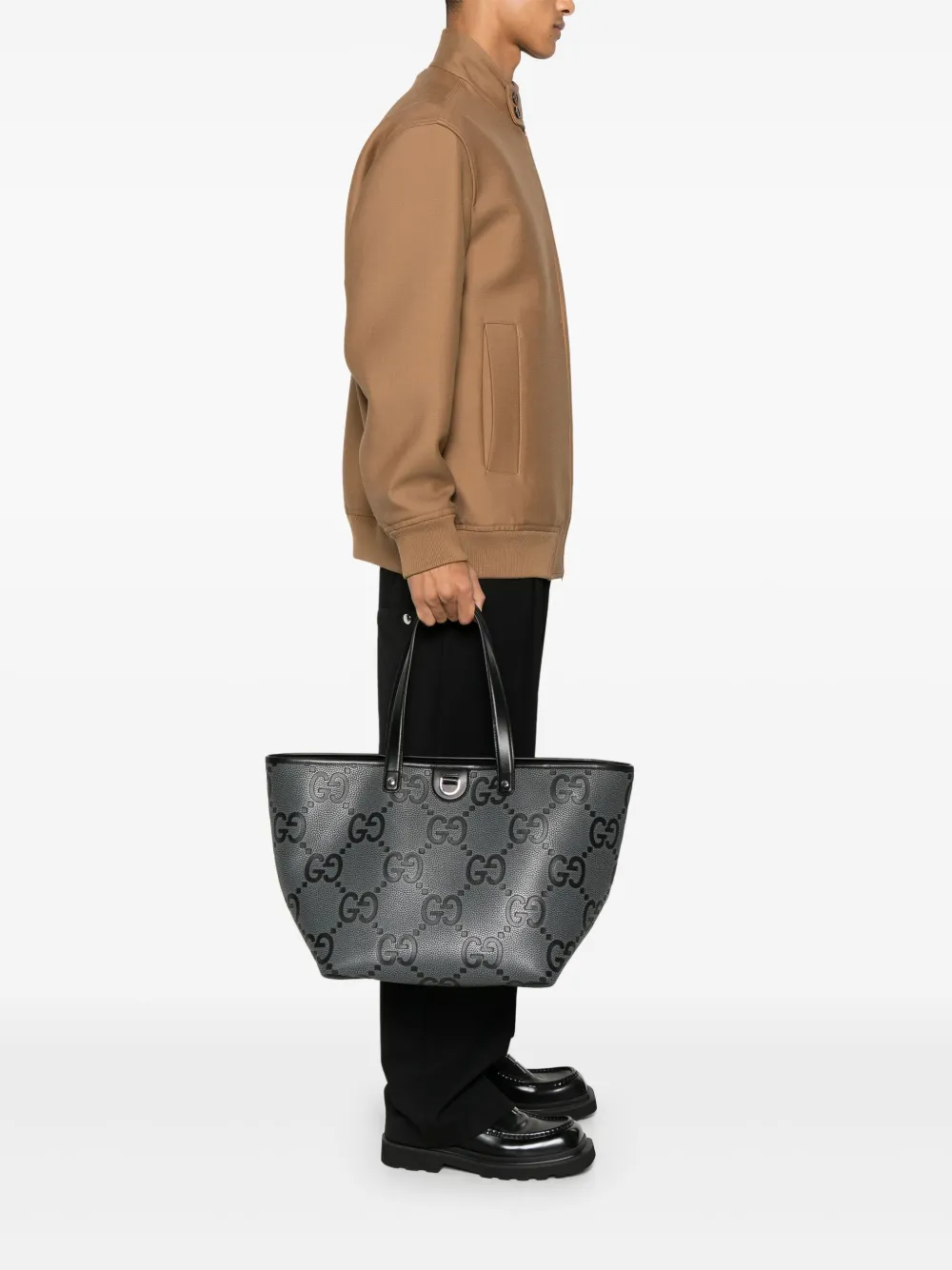 Gucci Medium Jumbo shopper - Grijs