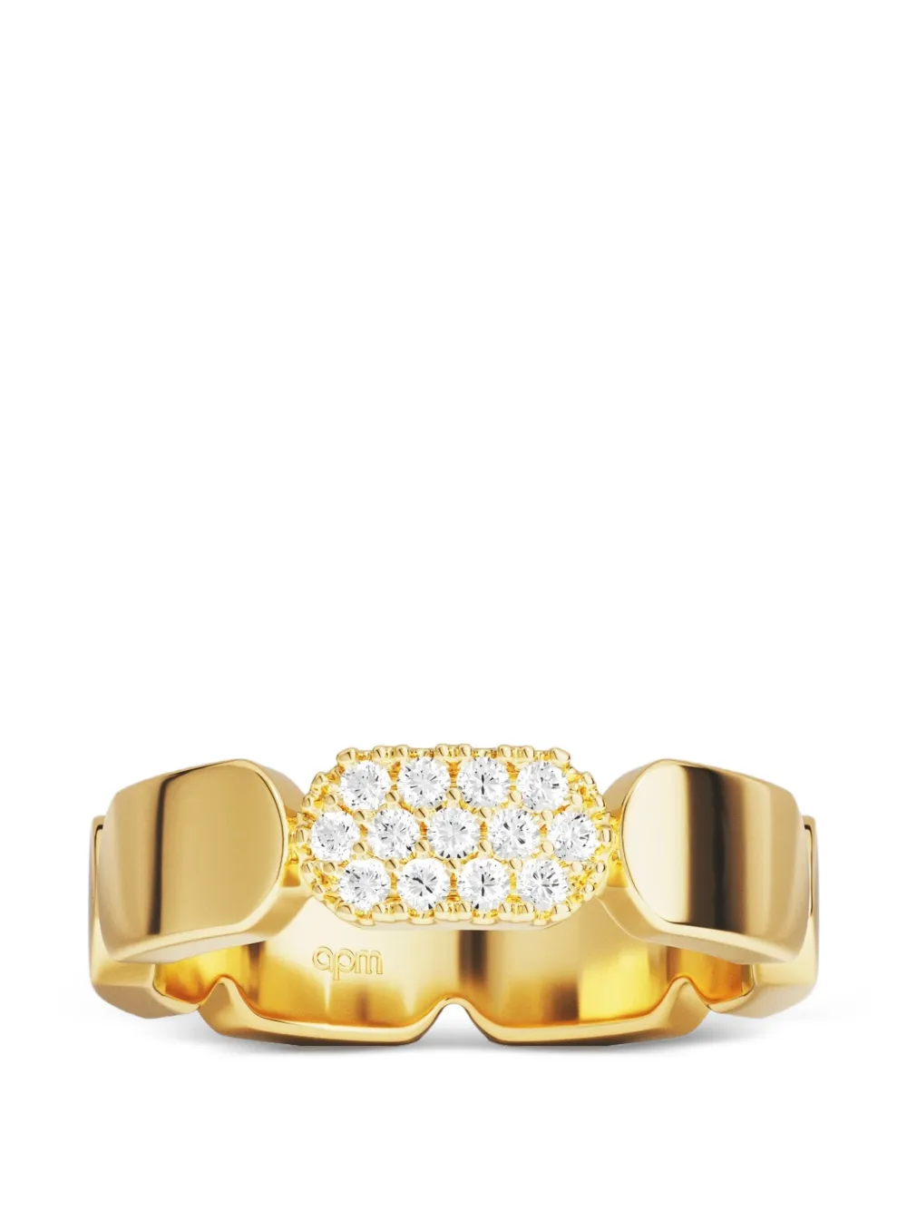 APM Monaco Dainty crystal-embellished ring