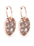 APM Monaco Oval Chocolate earrings - Gold