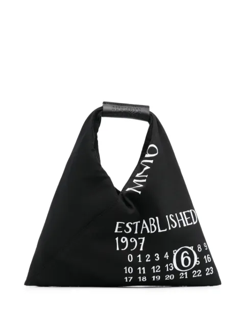 MM6 Maison Margiela numbers-motif tote bag