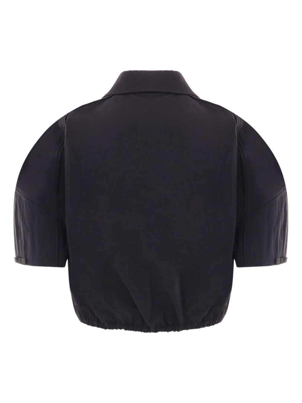 Elisabetta Franchi puff-sleeve shirt - Zwart