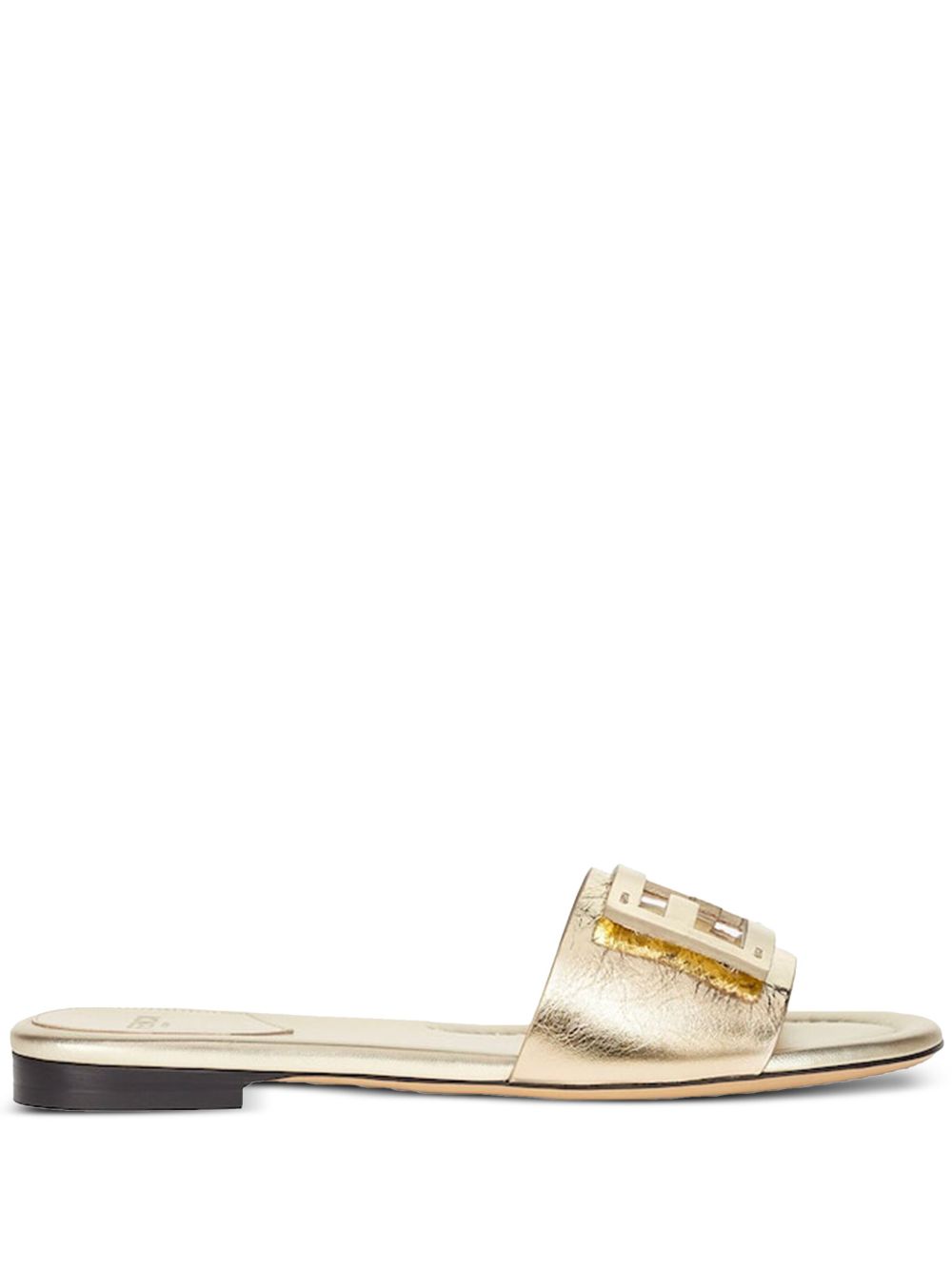 FENDI Baguette slippers Goud