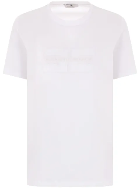 Elisabetta Franchi logo-print T-shirt   