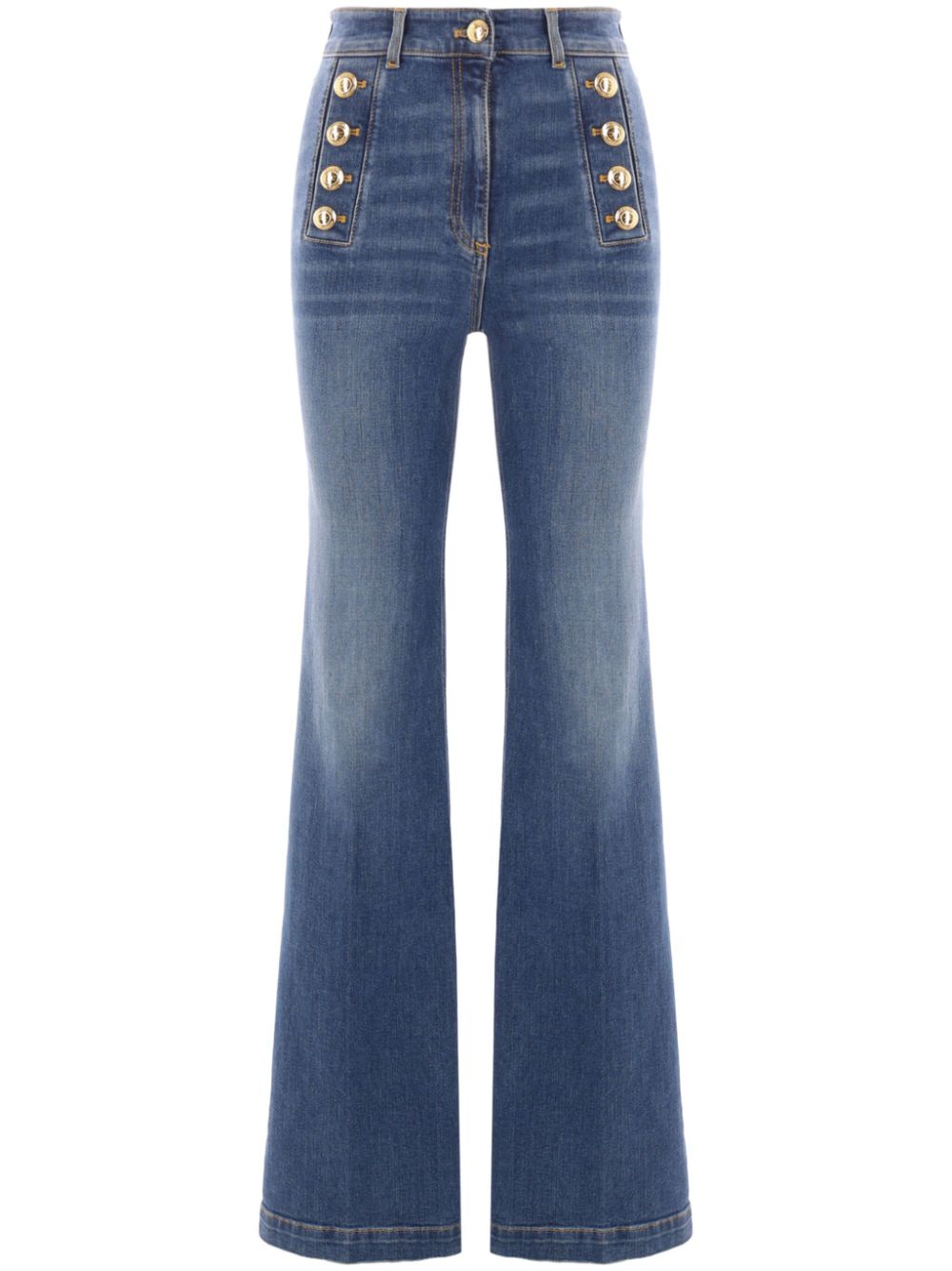 high-rise jeans