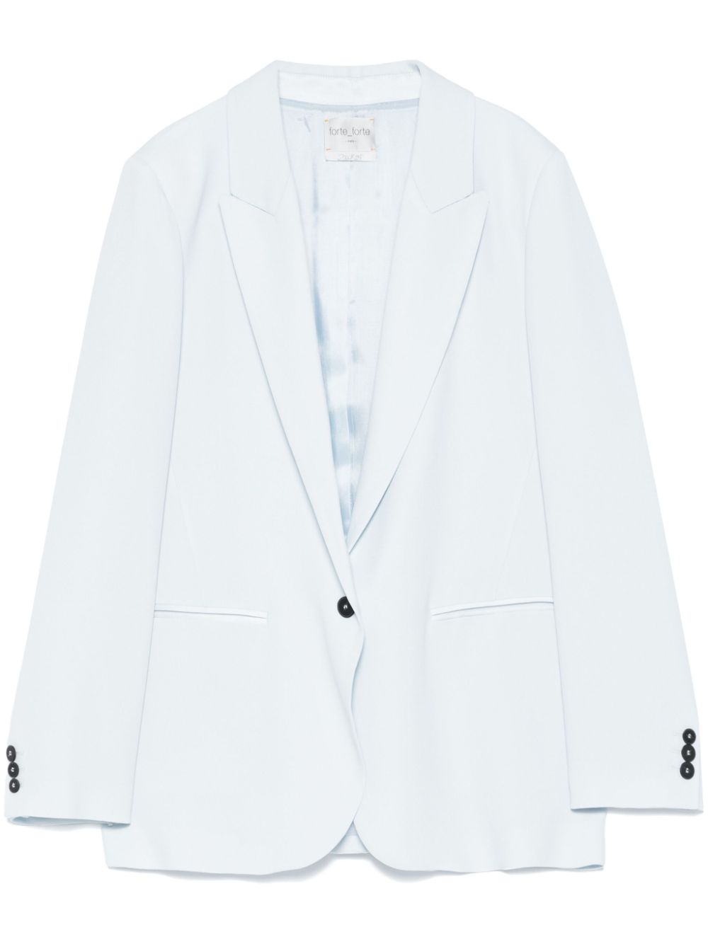 Forte Crêpe blazer Blauw