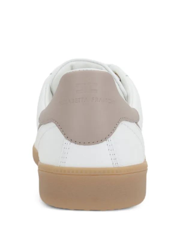 Elisabetta Franchi Leather Sneakers | White | FARFETCH