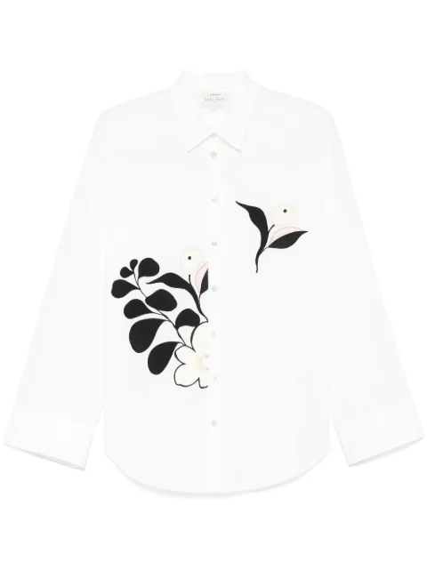 Forte Forte camisa con aplique floral