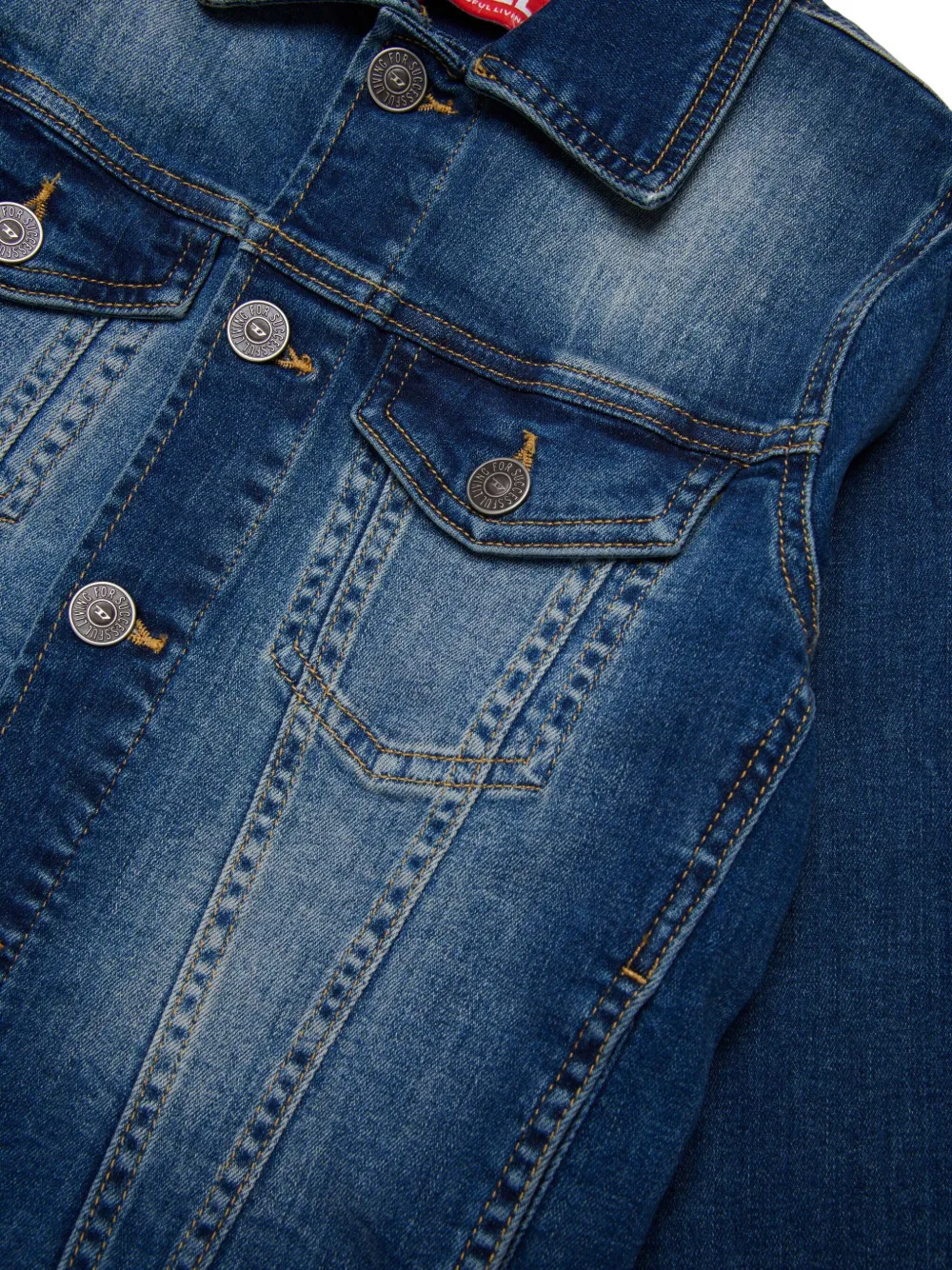 Diesel Kids Trucket spijkerjack Blauw