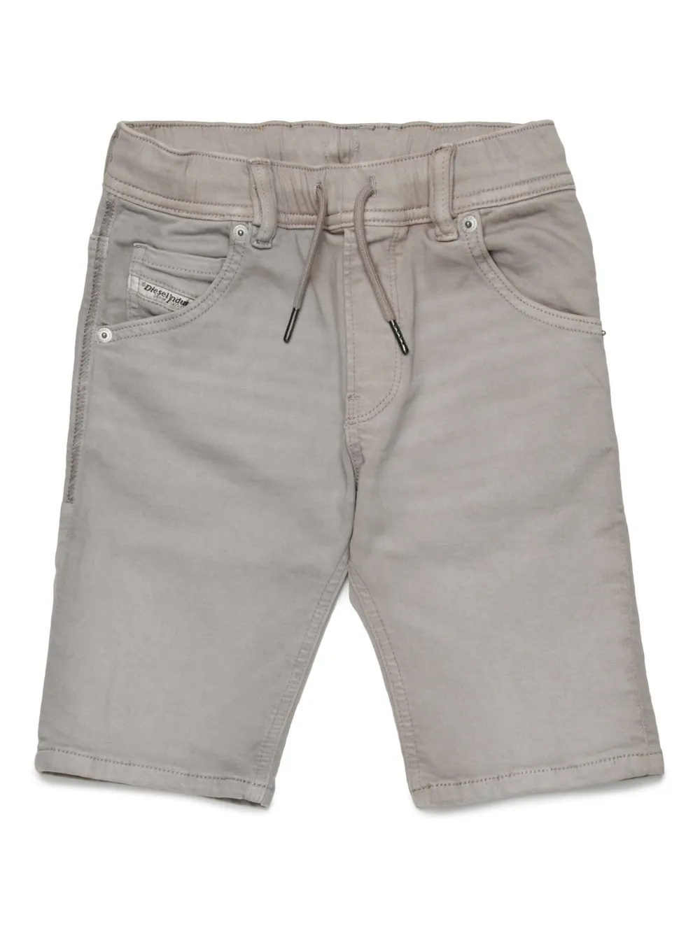 Diesel Kids Spijkershorts met trekkoord Grijs