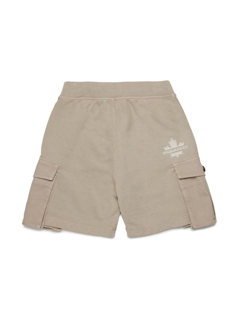 DSQUARED2 KIDS Shorts met logoprint - Beige